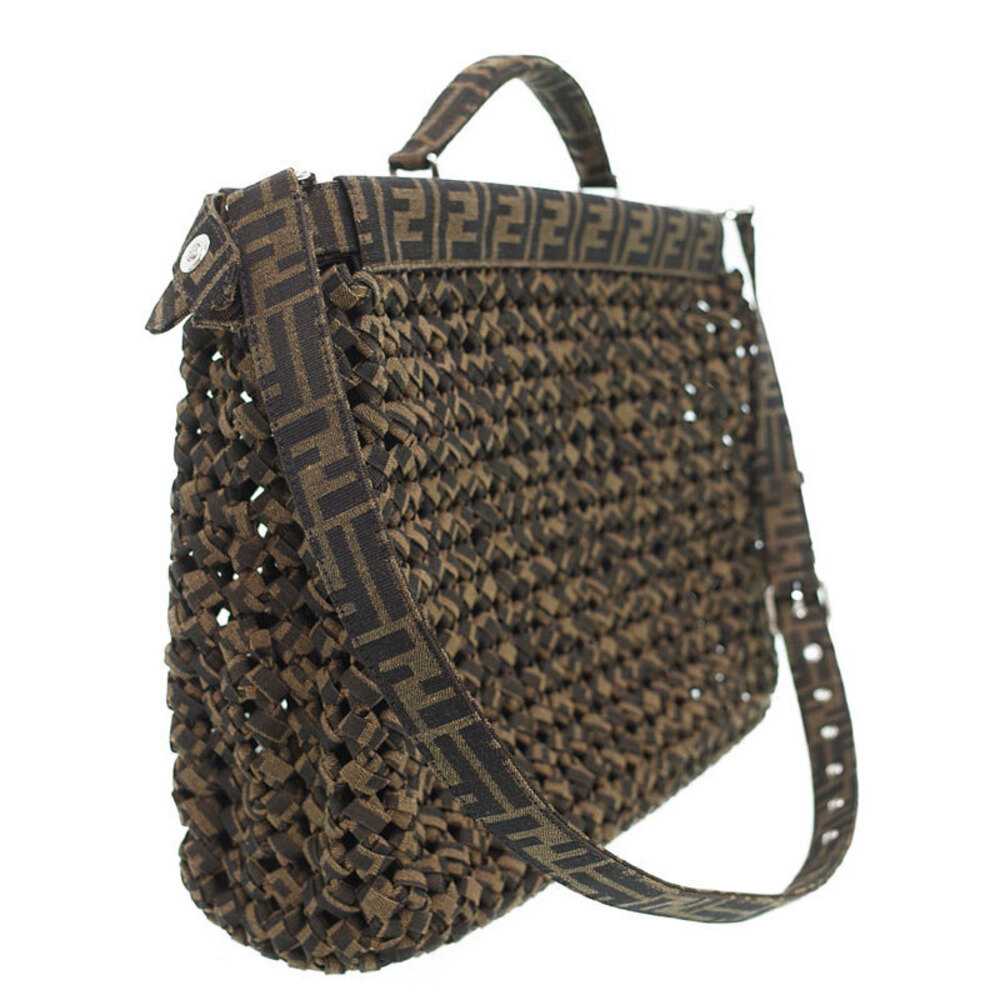 Fendi Handbag I Peekaboo Bag Zucca See You